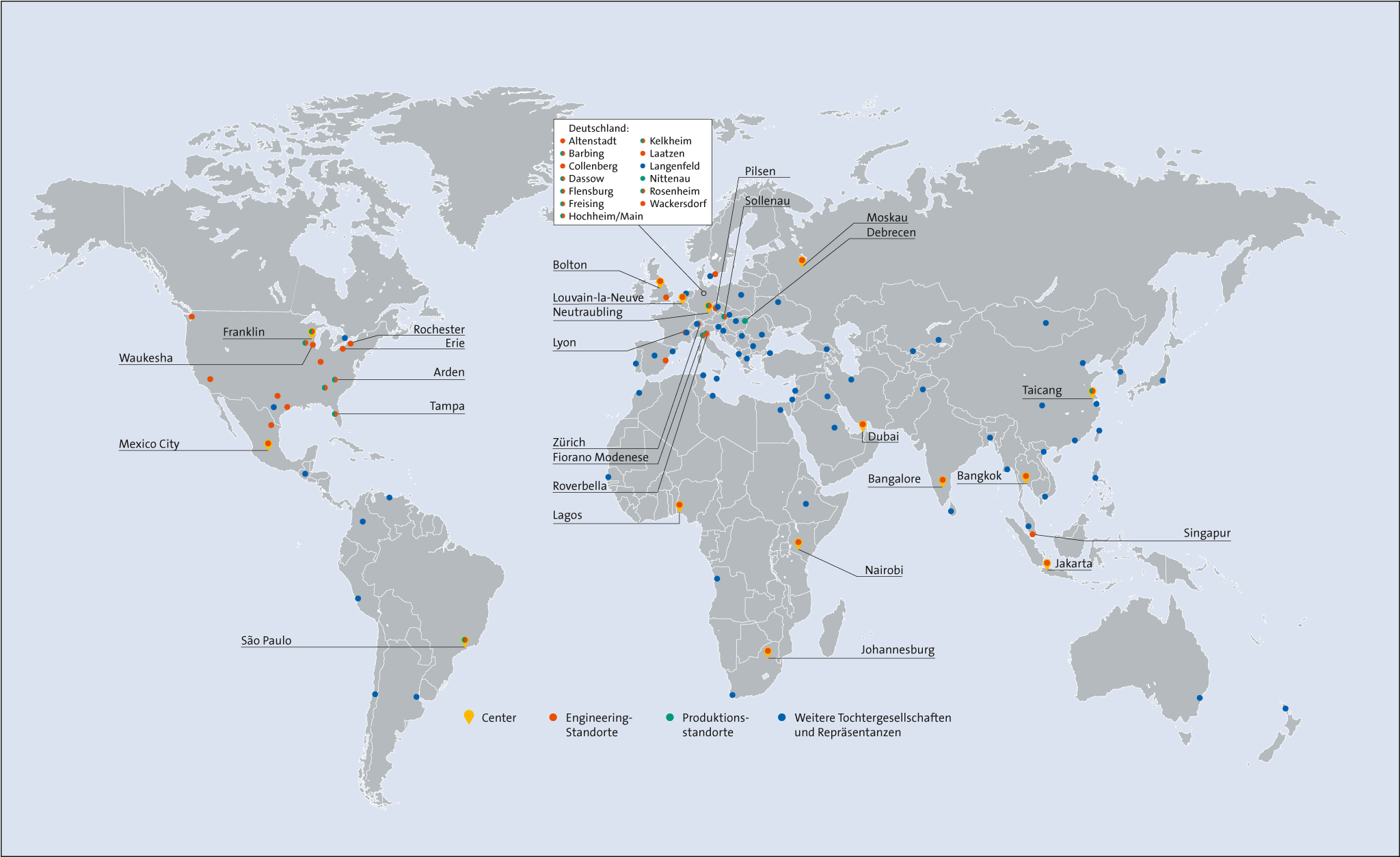Krones Global Footprint