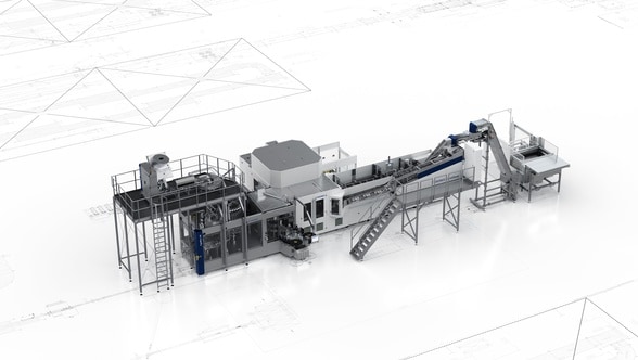 ErgoBloc LM wet-section block (non-carbonated water)