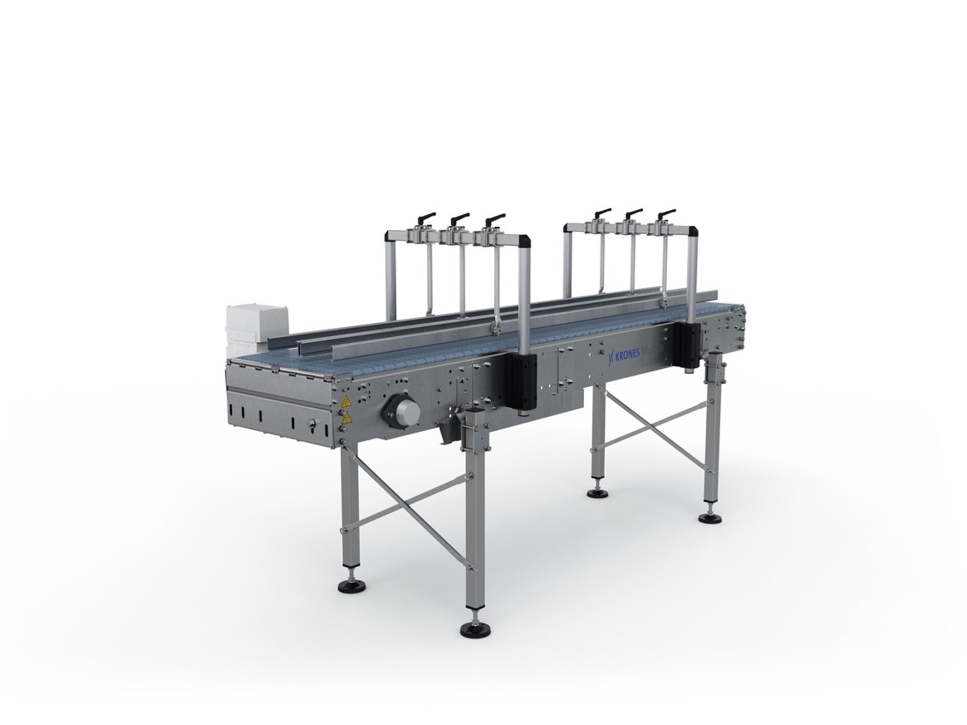 Manually adjustable rails