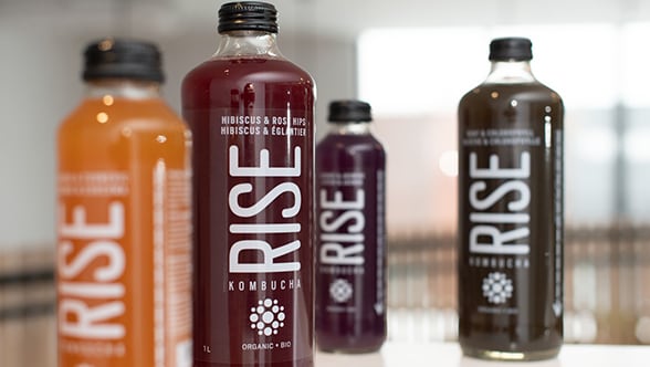 First bottling line for RISE Kombucha