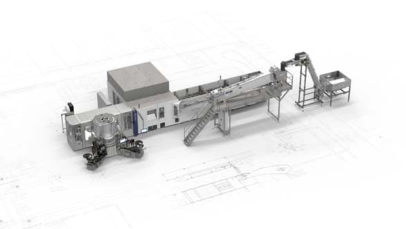 Blasmaschinen-Etikettierer-Block Contiform Bloc BL