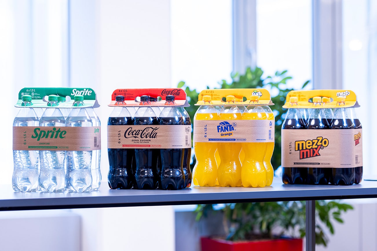 Partnership working with Coca-Cola HBC brings innovative, plastic-free secondary packaging to Austria