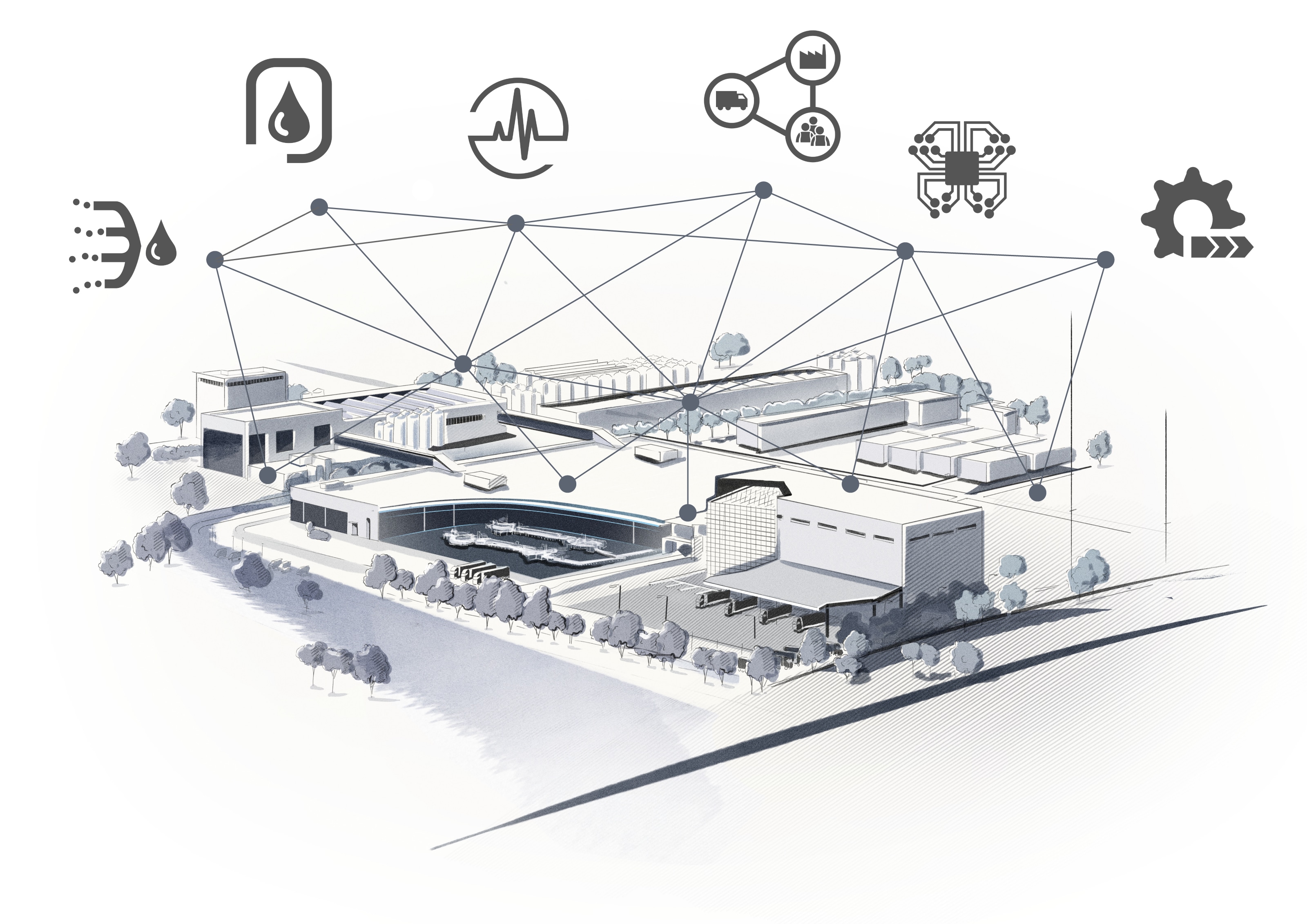 Bildmontage Icons mit Hotspots