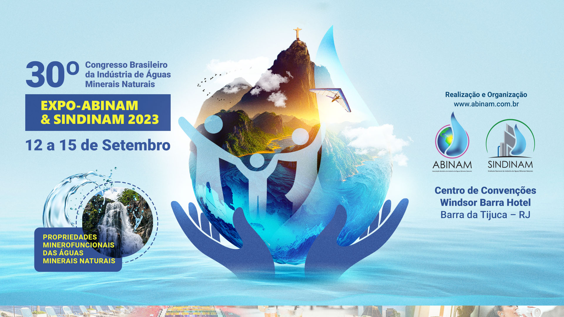 Empresa também vai participar do 30º Congresso Brasileiro da Indústria de Águas Minerais Naturais; eventos ocorrem em setembro
