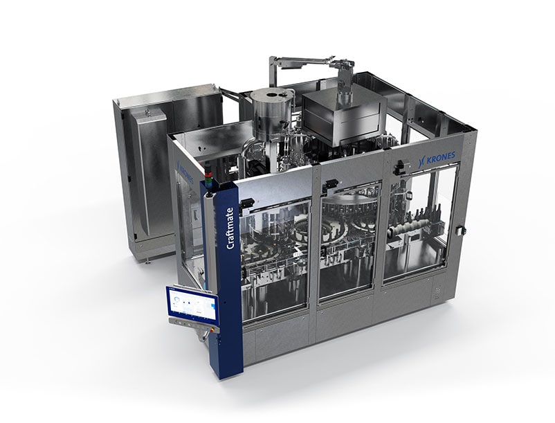 Máquina, destinada ao envase de cerveja e refrescos carbonatados, alcança rendimento de até 24.000 garrafas por hora