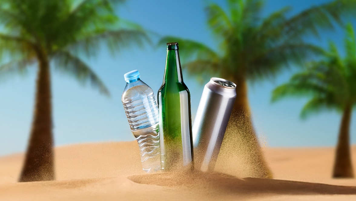 Glass, PET, can – the complete package, please! 