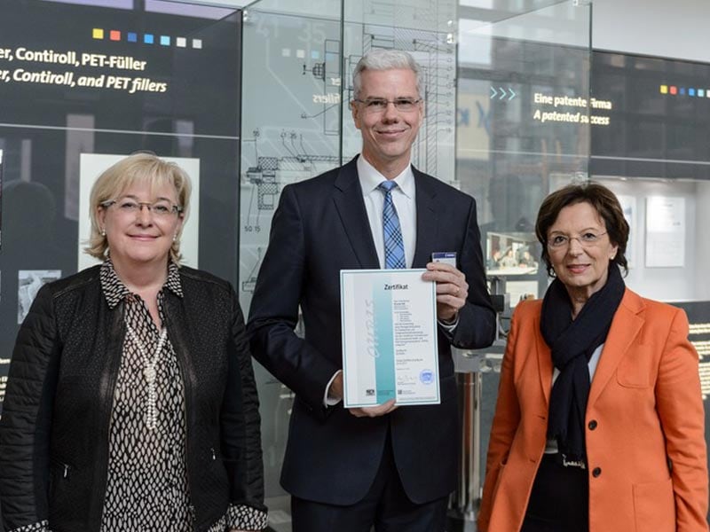 Krones zum dritten Mal für vorbildlichen Arbeitsschutz ausgezeichnet
