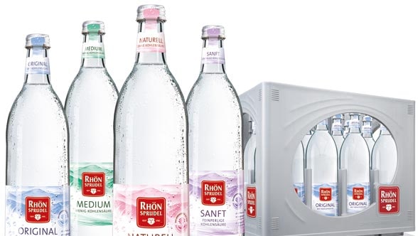 RhönSprudel矿泉水公司投入使用全套回收玻璃瓶设备