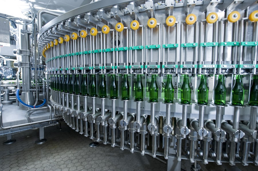 Piccolo bottling line Krones